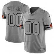 Camiseta NFL Limited Cincinnati Bengals Personalizada Team Logo Gridiron Gris