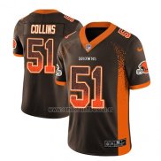 Camiseta NFL Limited Cleveland Browns Jamie Collins Marron 2018 Rush Drift Fashion