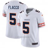 Camiseta NFL Limited Denver Broncos Flacco Team Logo Fashion Blanco