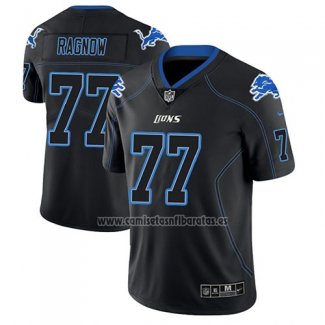 Camiseta NFL Limited Detroit Lions Frank Ragnow Negro Color Rush 2018 Lights Out