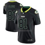 Camiseta NFL Limited Green Bay Packers Geronimo Allison Negro Color Rush 2018 Lights Out