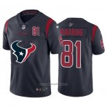 Camiseta NFL Limited Houston Texans Kahale Warring Big Logo Number Azul