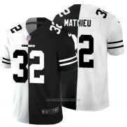 Camiseta NFL Limited Kansas City Chiefs Mathieu White Black Split