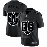 Camiseta NFL Limited Las Vegas Raiders Personalizada Logo Dual Overlap Negro