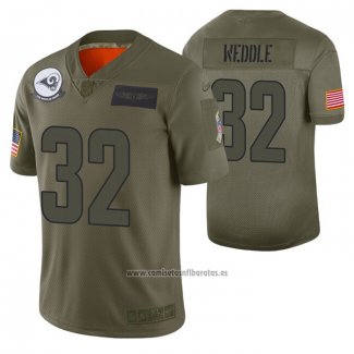 Camiseta NFL Limited Los Angeles Rams Eric Weddle 2019 Salute To Service Verde