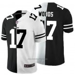 Camiseta NFL Limited Los Angeles Rams Woods Black White Split
