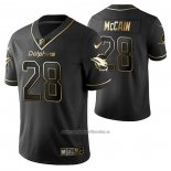 Camiseta NFL Limited Miami Dolphins Bobby Mccain Golden Edition Negro