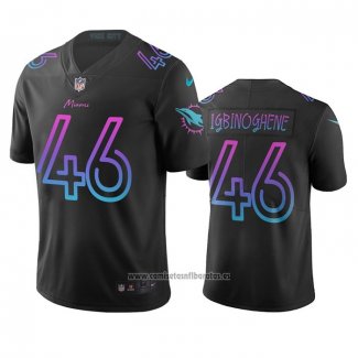 Camiseta NFL Limited Miami Dolphins Noah Igbinoghene Ciudad Edition Negro