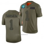 Camiseta NFL Limited Miami Dolphins Tua Tagovailoa 2019 Salute To Service Verde