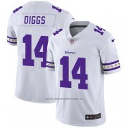 Camiseta NFL Limited Minnesota Vikings Diggs Team Logo Fashion Blanco