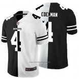 Camiseta NFL Limited New England Patriots 4 Edelman Black White Split