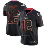 Camiseta NFL Limited New England Patriots Brady Lights Out Negro