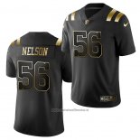 Camiseta NFL Limited New England Patriots Quenton Nelson Golden Edition Negro