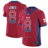 Camiseta NFL Limited New York Giants Jones Rush Drift Fashion Rojo