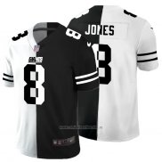 Camiseta NFL Limited New York Giants Jones White Black Split