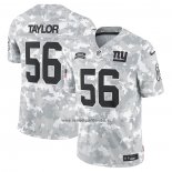 Camiseta NFL Limited New York Giants Lawrence Taylor 2024 Salute To Service Retired Gris