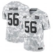 Camiseta NFL Limited New York Giants Lawrence Taylor 2024 Salute To Service Retired Gris