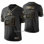 Camiseta NFL Limited New York Jets Isaiah Crowell Golden Edition Negro