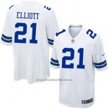 Camiseta NFL Limited Nino Dallas Cowboys 21 Elliott Blanco