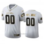 Camiseta NFL Limited Seattle Seahawks Personalizada Golden Edition Blanco