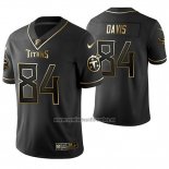 Camiseta NFL Limited Tennessee Titans Corey Davis Golden Edition Negro