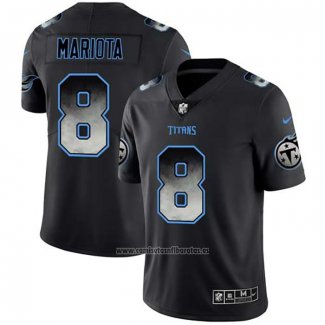 Camiseta NFL Limited Tennessee Titans Mariota Smoke Fashion Negro