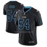 Camiseta NFL Limited Tennessee Titans Rashaan Evans Negro Color Rush 2018 Lights Out