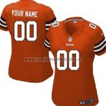 Camiseta NFL Mujer Cleveland Browns Personalizada Rojo