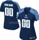 Camiseta NFL Mujer Tennessee Titans Personalizada Azul2