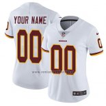 Camiseta NFL Mujer Washington Commanders Personalizada Blanco