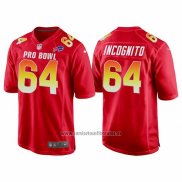 Camiseta NFL Pro Bowl Buffalo Bills 64 Richie Incognito AFC 2018 Rojo