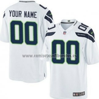 Camiseta NFL Seattle Seahawks Personalizada Blanco