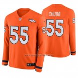 Camiseta NFL Therma Manga Larga Denver Broncos Bradley Chubb Naranja