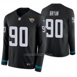 Camiseta NFL Therma Manga Larga Jacksonville Jaguars Taven Bryan Negro