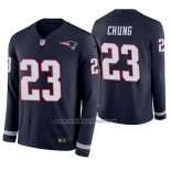 Camiseta NFL Therma Manga Larga New England Patriots Patrick Chung Azul