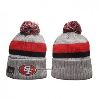 Gorro Beanie San Francisco 49ers New Era Sideline Gris