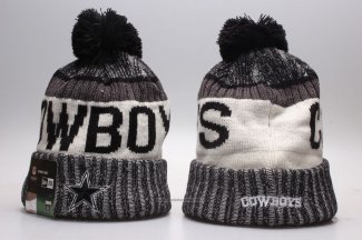 Gorro Dallas Cowboys Blanco Gris Negro