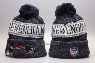 Gorro New England Patriots Gris Azul Blanco