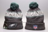 Gorro Philadelphia Eagles Gris Blanco Verde