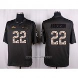 Camiseta NFL Anthracite Denver Broncos Anderson 2016 Salute To Service