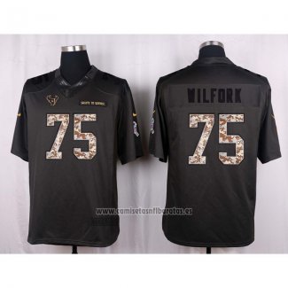 Camiseta NFL Anthracite Houston Texans Wilfork 2016 Salute To Service