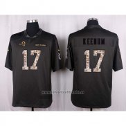 Camiseta NFL Anthracite Los Angeles Rams Keenum 2016 Salute To Service