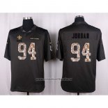 Camiseta NFL Anthracite New Orleans Saints Jordan 2016 Salute To Service