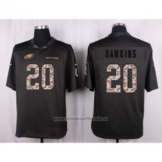 Camiseta NFL Anthracite Philadelphia Eagles Dawkins 2016 Salute To Service