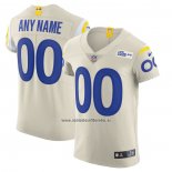 Camiseta NFL Elite Los Angeles Rams Personalizada Vapor Untouchable Crema