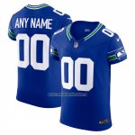 Camiseta NFL Elite Seattle Seahawks Alterno Vapor F.U.S.E. Personalizada Royal