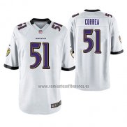 Camiseta NFL Game Baltimore Ravens Kamalei Correa Blanco