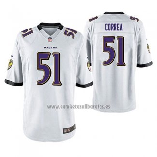Camiseta NFL Game Baltimore Ravens Kamalei Correa Blanco