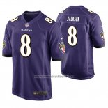 Camiseta NFL Game Baltimore Ravens Lamar Jackson Violeta