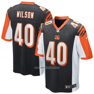 Camiseta NFL Game Cincinnati Bengals Brandon Wilson Negro